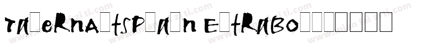 TavernAltSPlain ExtraBold字体转换